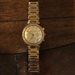 Gold Michael Kors watch